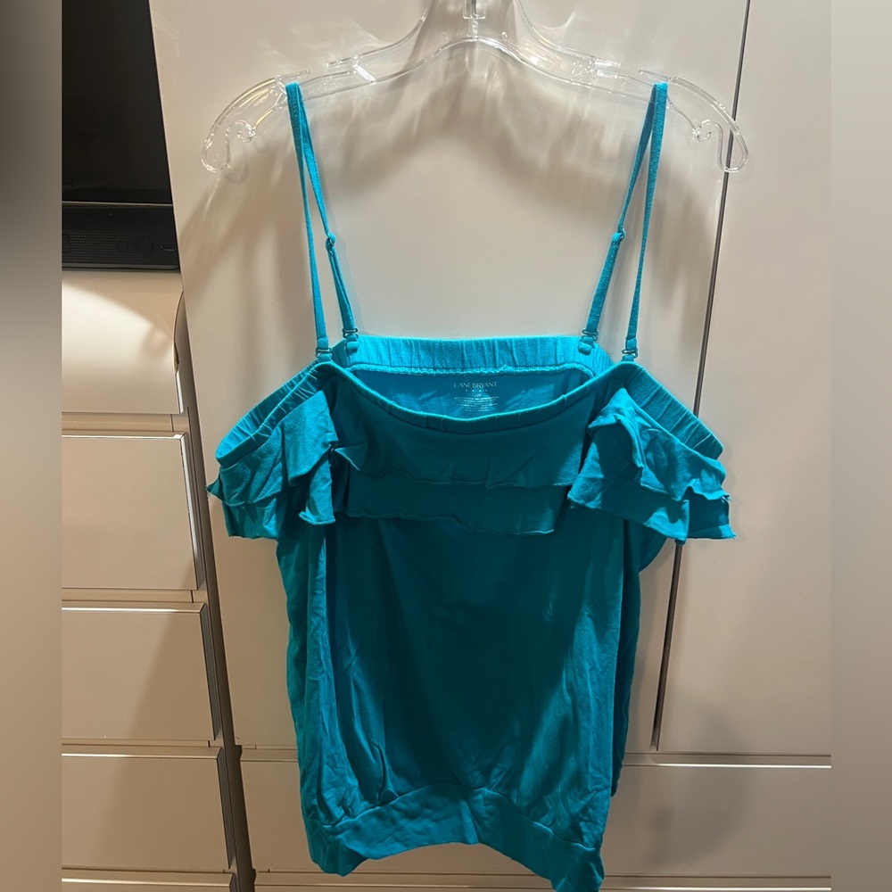 Lane Bryant Turquoise tank top